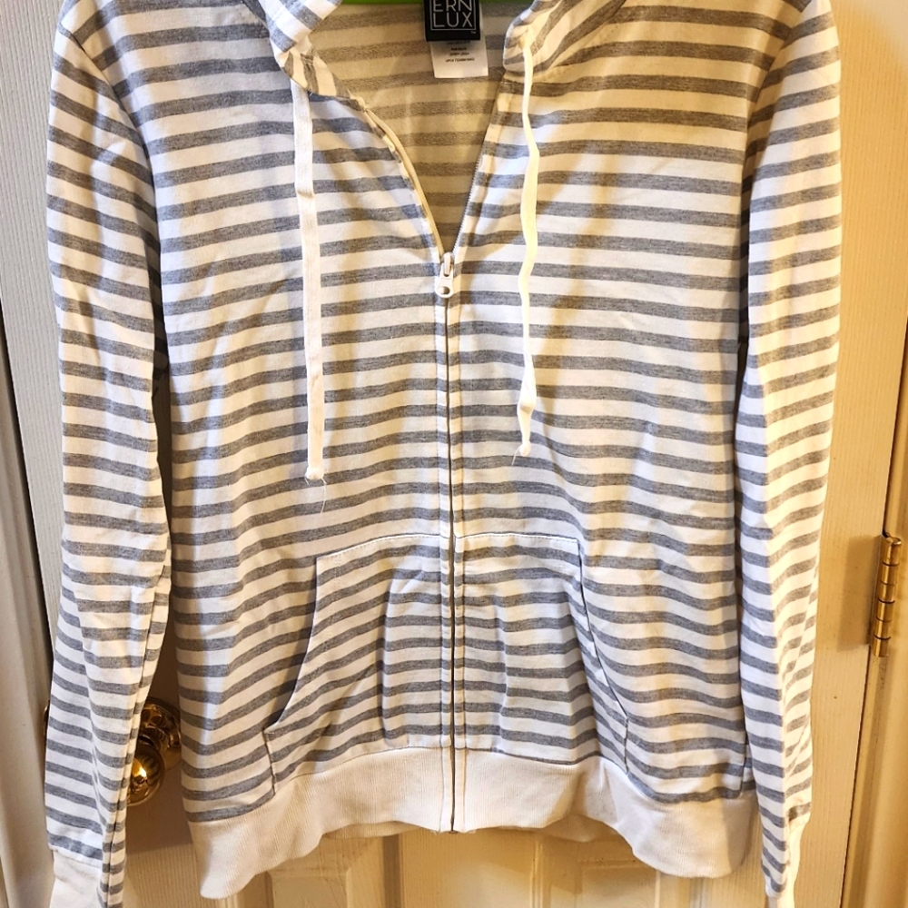 Modern lux xl hooded and zipper lightweight sweatshirt - Picture 5 of 5